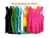 Blusa de Renda Sem Manga